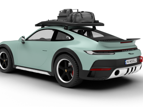 Porsche 911 Dakar 2023 3D Model