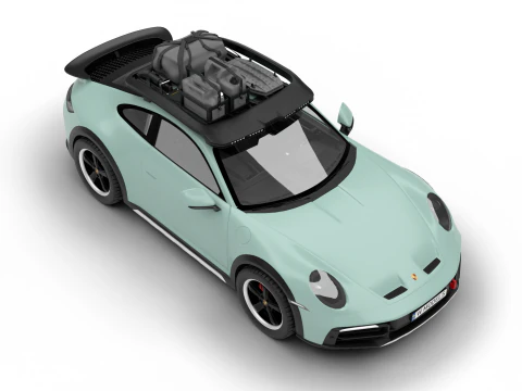 Porsche 911 Dakar 2023 3D Model