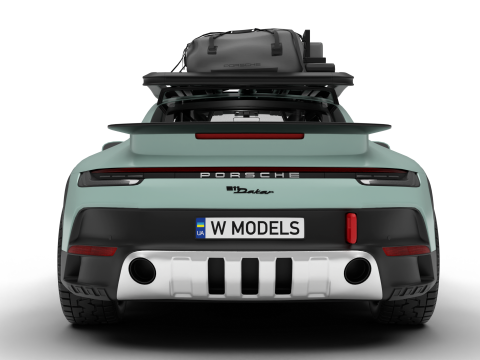Porsche 911 Dakar 2023 3D Model