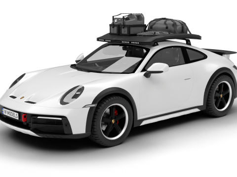Porsche 911 Dakar 2023 3D Model