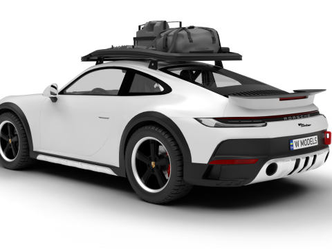 Porsche 911 Dakar 2023 Model 3D