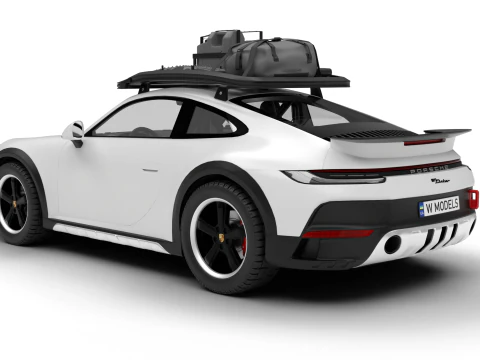 Porsche 911 Dakar 2023 3D Model