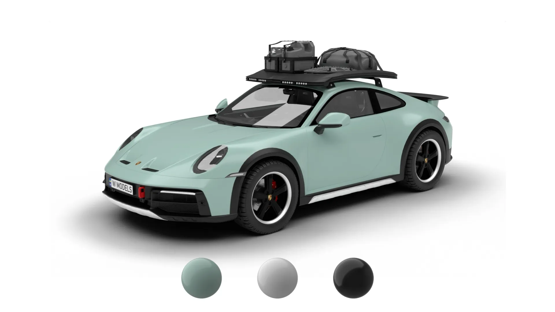 Porsche 911 Dakar 2023 3D Model .c4d .max .obj .3ds .fbx .stl .blend 