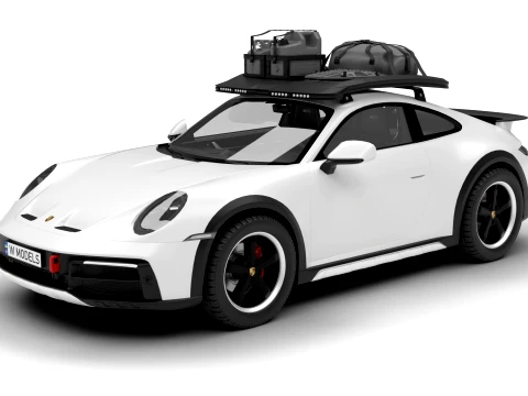 Porsche 911 Dakar 2023 3D Model