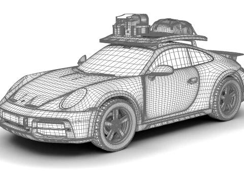 Porsche 911 Dakar 2023 3D Model