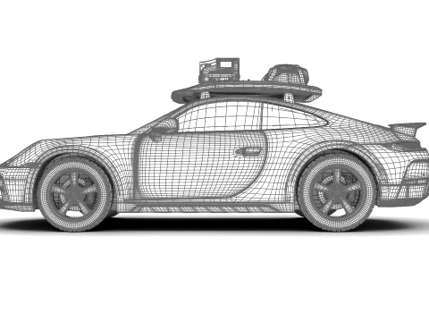 Porsche 911 Dakar 2023 3D Model
