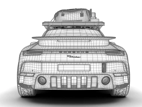 Porsche 911 Dakar 2023 3D Model