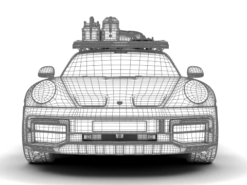 Porsche 911 Dakar 2023 3D Model