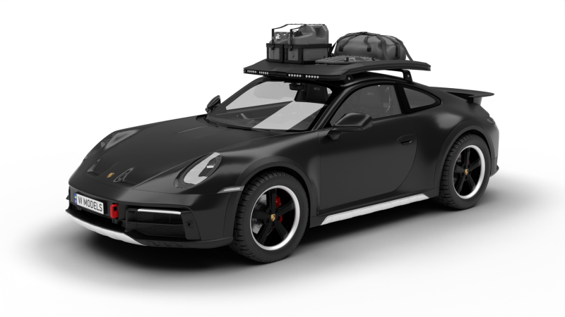 Porsche 911 Dakar 2023 3D Model .c4d .max .obj .3ds .fbx .stl .blend 