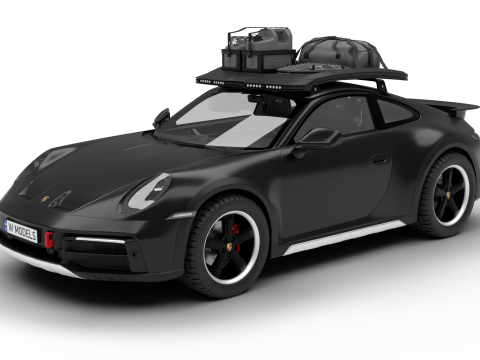 Porsche 911 Dakar 2023 3D Model