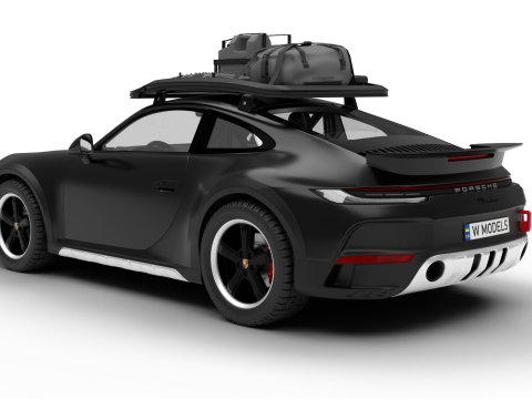Porsche 911 Dakar 2023 3D Model