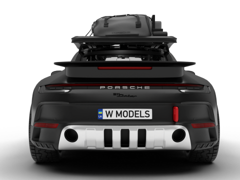 Porsche 911 Dakar 2023 3D Model