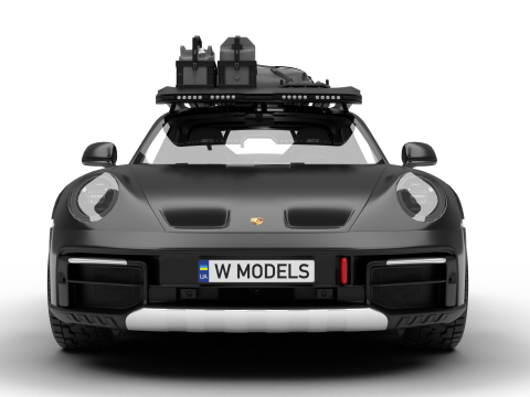 Porsche 911 Dakar 2023 3D Model