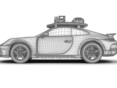 Porsche 911 Dakar 2023 3D Model