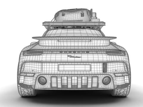 Porsche 911 Dakar 2023 3D Model