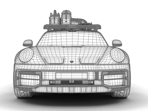 Porsche 911 Dakar 2023 3D Model