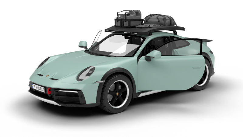 Porsche 911 Dakar 2023 HQ Modelo 3D .c4d .max .obj .3ds .fbx .stl .blend 