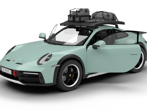 Porsche 911 Dakar 2023 HQ 3D Model