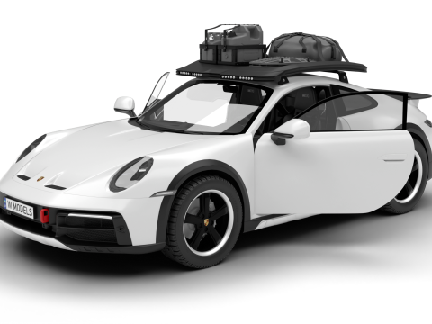 Porsche 911 Dakar 2023 HQ 3D Model