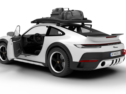 Porsche 911 Dakar 2023 HQ 3Dモデル
