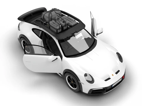 Porsche 911 Dakar 2023 HQ 3D Model