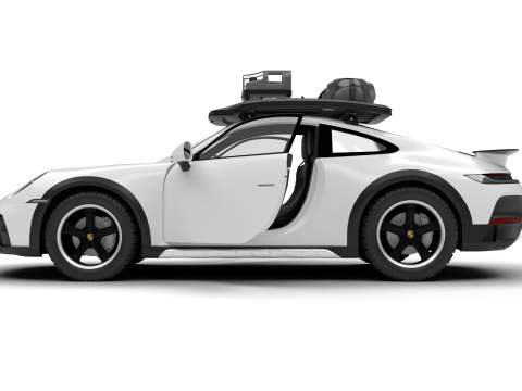 Porsche 911 Dakar 2023 HQ 3Dモデル