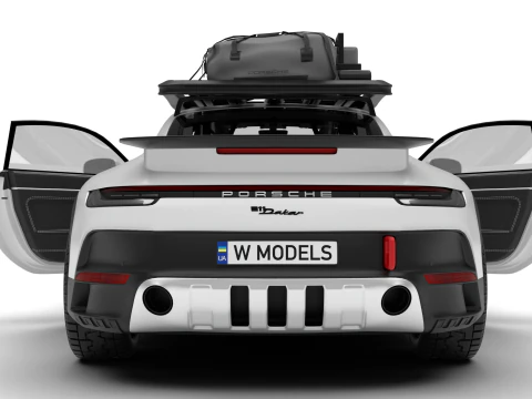 Porsche 911 Dakar 2023 HQ 3D Model