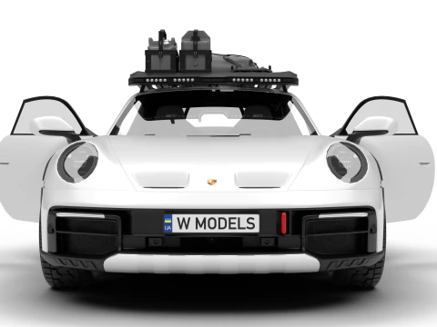 Porsche 911 Dakar 2023 HQ 3D Model
