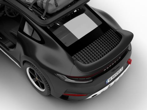 Porsche 911 Dakar 2023 HQ interior 3D Модель