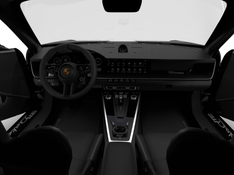 Porsche 911 Dakar 2023 HQ interior 3D Модель