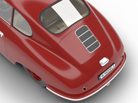 Porsche 356-2 Coupe 1948 Modelo 3D