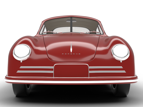 Porsche 356-2 Coupe 1948 Modelo 3D