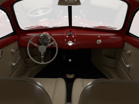 Porsche 356-2 Coupe 1948 Modelo 3D