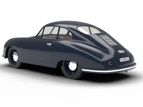 Porsche 356-2 Coup&eacute; 1948 3D Model