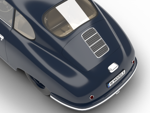 Porsche 356-2 Coupe 1948 Model 3D