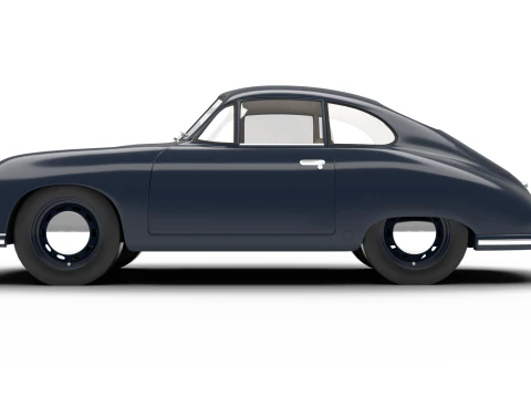 Porsche 356-2 Coup&eacute; 1948 3D Model