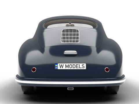 Porsche 356-2 Coupe 1948 Model 3D