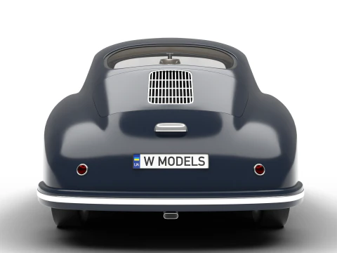 Porsche 356-2 Coup&eacute; 1948 3D Model