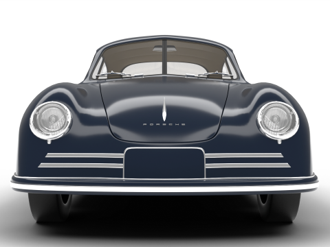 Porsche 356-2 Coupe 1948 Model 3D