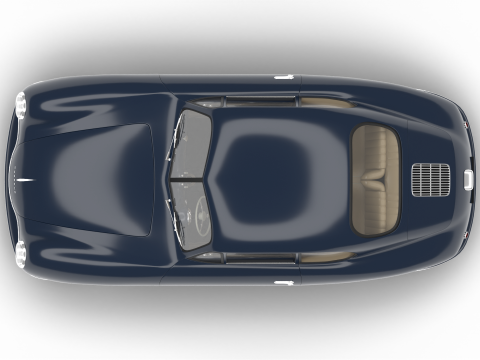 Porsche 356-2 Coupe 1948 Model 3D