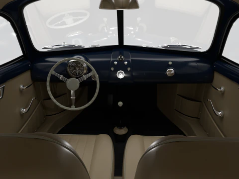 Porsche 356-2 Coup&eacute; 1948 3D Model