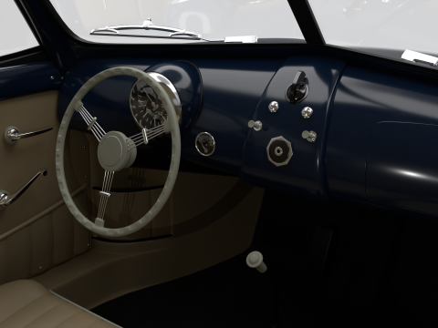 Porsche 356-2 Coupe 1948 Model 3D