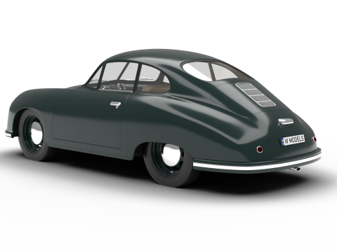Porsche 356-2 Coupe 1948 Modèle 3D