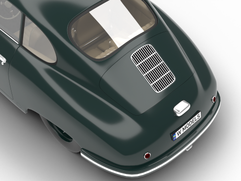 Porsche 356-2 Coupe 1948 Modèle 3D