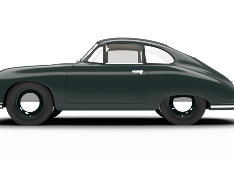 Porsche 356-2 Coupe 1948 Modèle 3D