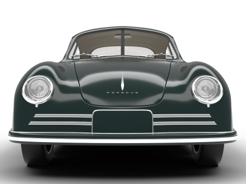 Porsche 356-2 Coupe 1948 Modèle 3D