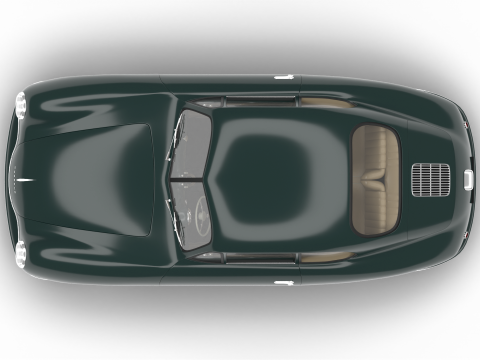 Porsche 356-2 Coupe 1948 Modèle 3D