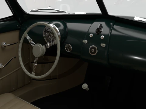Porsche 356-2 Coup&eacute; 1948 3D Model