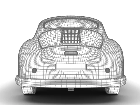 Porsche 356-2 Coup&eacute; 1948 3D Model