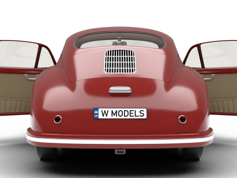 Porsche 356-2 Coupe 1948 HQ Model 3D